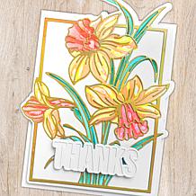 "As Is" Stamps By Me Florals Perfect Petals Die and Stencils Card M...