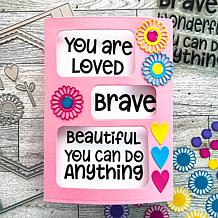 "As Is" Stamps of Life 5" x 7" Window Card Front Stamp and Die Set