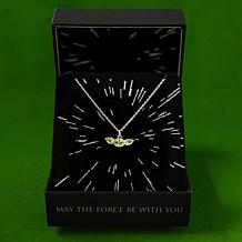 "As Is" Star Wars RockLove Crystal Grogu Sterling Silver 18" Necklace