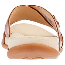 "As Is" Strive Palma Link Chain Detail Leather Sandal