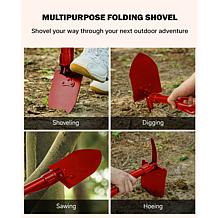 "As Is" Tower Hill by Christie Brinkley Folding Garden Shovel with Bag