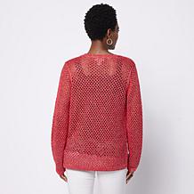 "As Is" TowerHill by Christie Brinkley Crochet Shrug