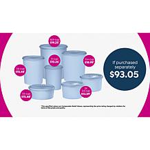 "As Is" Tupperware® 14-piece Heritage Sheer Canister Collection