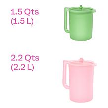 "As Is" Tupperware® 6-Cup & 8-Cup Heritage Sheer Pitcher Set