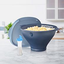 "As Is" Tupperware® WOW Pop Microwave Popcorn Maker Set with Shaker