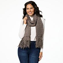 "As Is" TWRHLL by Christie Brinkley Cable Knit Scarf