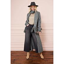 "As Is" TWRHLL by Christie Brinkley Cable Knit Scarf