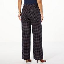 "As Is" TWRHLL by Christie Brinkley Comfort Wool-Blend Wide Leg Tro...