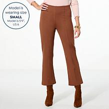 "As Is" TWRHLL by Christie Brinkley Kick Flare Pull-On Crop Pant