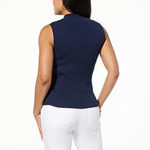 "As Is" TWRHLL by Christie Brinkley Sweater Knit Tank