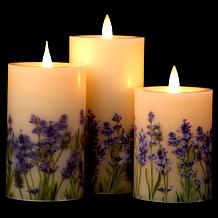 "As Is" Unmatched Flameless Candles - Set of 3