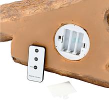 "As Is" Unmatched LED Faux Resin Stacked Logs