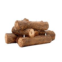 "As Is" Unmatched LED Faux Resin Stacked Logs