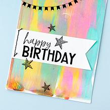 "As Is" Vicki Boutin Mixed Media Gel Plate Card Kit