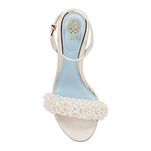 "As Is" Vince Camuto Arleem Beaded Heeled Dress Sandal