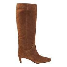 "As Is" Vince Camuto Avriah Tall Leather/Suede Kitten Heel Boot