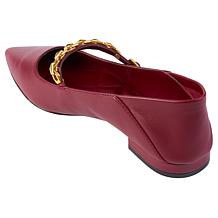 "As Is" Vince Camuto Aylin Chain Leather Ballet Flat