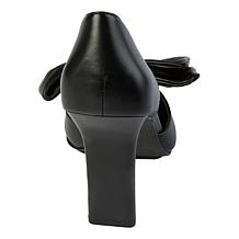 "As Is" Vince Camuto® Burke Leather Bow Pump