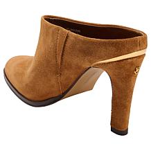 "As Is" Vince Camuto Solene Leather Mule Heeled Dress Shoe