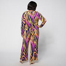 "As Is" Vivica A. Fox Collection 2-Piece Palazzo Pant Set