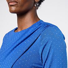 "As Is" Vivica A. Fox Collection Embellished Bodycon Dress