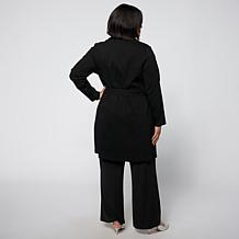 "As Is" Vivica A. Fox Collection Embellished Trench Coat