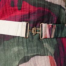 "As Is" Vivica A. Fox Collection Textured Gauze One-Sleeve Dress