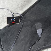 "As Is" Warm & Cozy Plush to Sherpa Heated Blanket - Twin