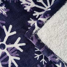 "As Is" Warm & Cozy Plush to Sherpa Heated Throw