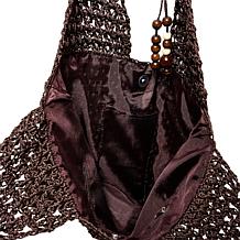 "As Is" Wildflower Crochet Tote Bag