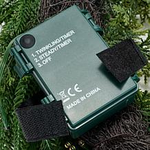 "As Is" Winter Lane 26" Illuminated Holiday Wreath with Remote