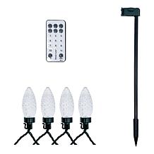 "As Is" Winter Lane Oversized C9 20-Piece String Lights with Remote