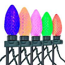 "As Is" Winter Lane Oversized C9 20-Piece String Lights with Remote