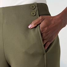 "As Is" WynneCollection 360 Stretch Ponte Ankle Lantern Pant
