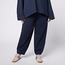 "As Is" WynneCollection 360 Stretch Ponte Ankle Lantern Pant
