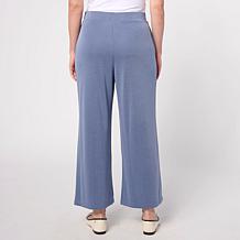 "As Is" WynneCollection Sueded Jersey Cropped Pant