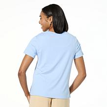 "As Is" WynneLayers 2-pack Micro-Rib Tee & Tank Set