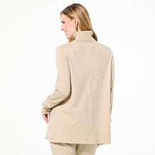 "As Is" WynneLayers Kiss of Cashmere Butterfly Turtleneck Sweater