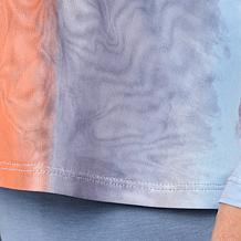 "As Is" WynneLayers Printed & Solid Mesh Top