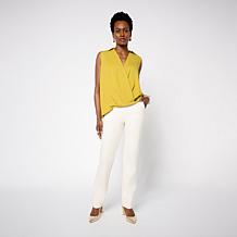 "As Is" WynneLayers Sleeveless Collared Twist Top