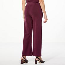 "As Is" WynneLayers SoftKNIT Sweater Knit Flared Pant