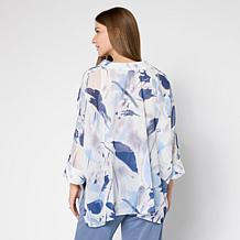 "As Is" WynneLayers Unstructured Chiffon Shirt