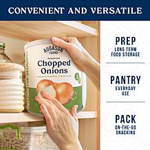 Augason Farms 1lb 7oz Dehydrated Chopped Onions - 217 Servings