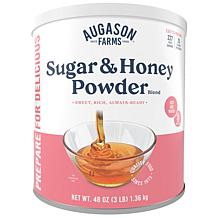 Augason Farms 3lbs Sugar & Honey Powder - 340 Servings