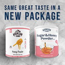 Augason Farms 3lbs Sugar & Honey Powder - 340 Servings