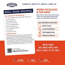 Augason Farms 46oz Black Bean Burger Mix - 38 Servings