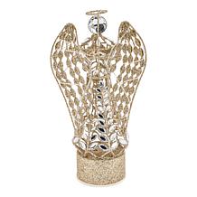 August and Leo 12" Rotating Angel