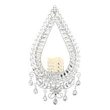 august & leo 20" Tear Drop Wall Sconce with Flameless Candle