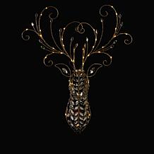 august & leo 28" LED Jeweled Deer Head