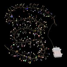 august & leo 6.5' LED Pearl & Crystal String Lights Set of 2